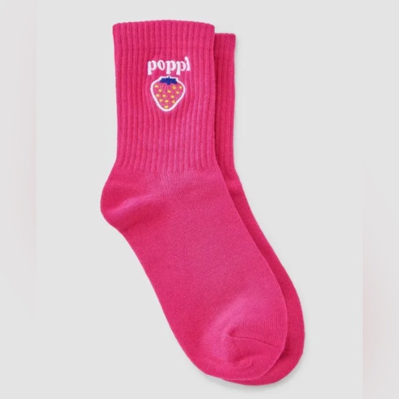 Target Accessories - Poppi x Target Pink Socks Strawberry